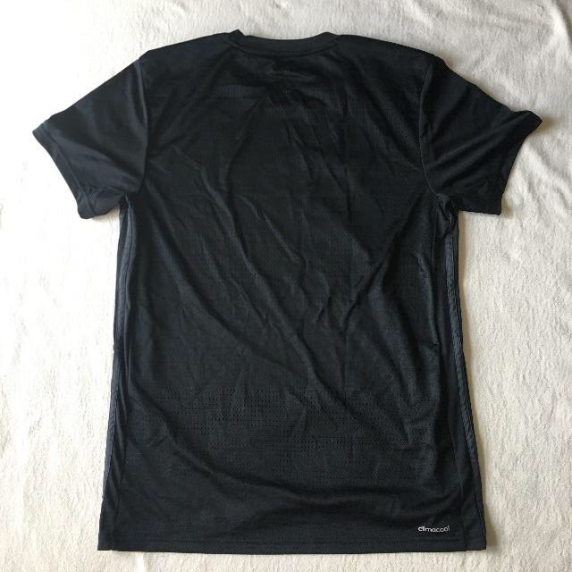 アディダス Tシャツ　半袖　黒　ブラック　メンズ　XL climacool メンズのトップス(Tシャツ/カットソー(半袖/袖なし))の商品写真