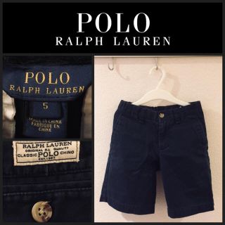 ポロラルフローレン(POLO RALPH LAUREN)の【POLO RALPH LAUREN】ハーフパンツ 5T ネイビー(パンツ/スパッツ)