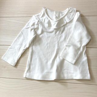 ユニクロ(UNIQLO)のサイズ80☆ユニクロ白シャツ(シャツ/カットソー)