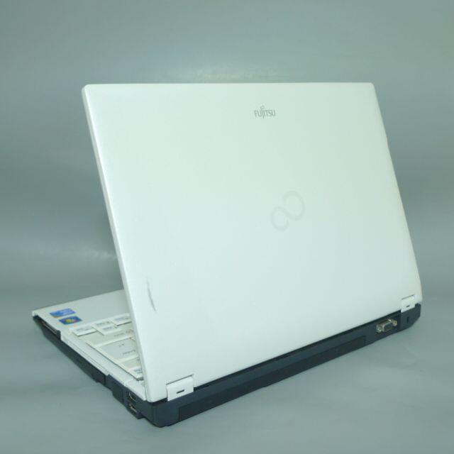 日本製 ホワイト ノートpc SH54/C 4GB 500G RW 無線