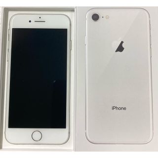 アイフォーン(iPhone)のiPhone8(シルバー)本体のみ 64gb SIMフリー(スマートフォン本体)