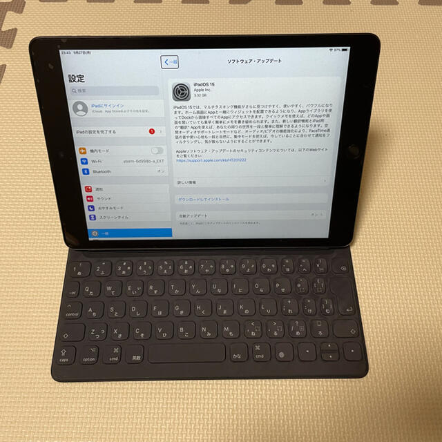 iPad第7世代とsmart key boardタブレット