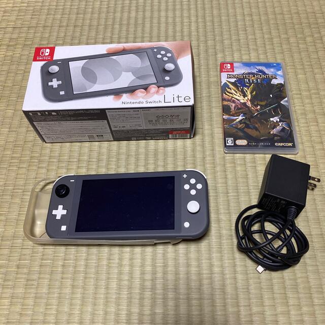 NintendoSwitch Lite グレー モンスターハンターライズ セット