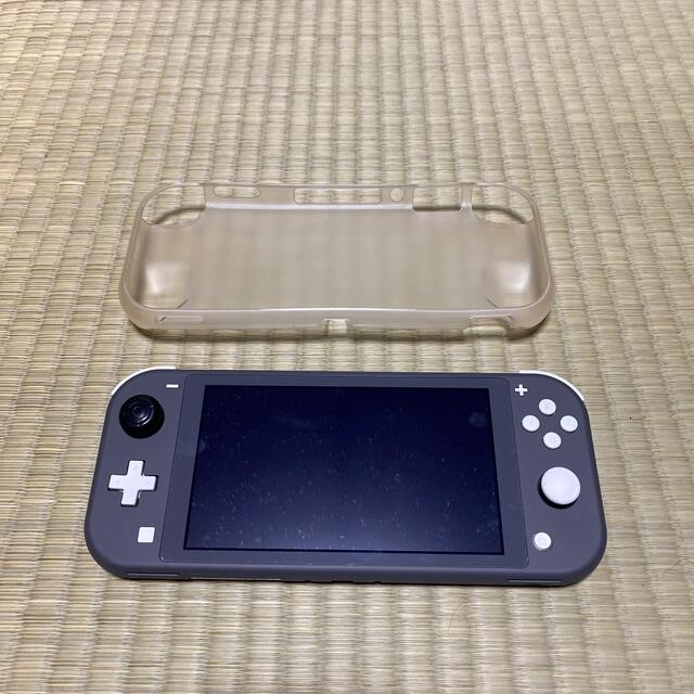 Nintendo Switch(ニンテンドースイッチ)のNintendo Switch Liteグレー　　モンスターハンターライズセット エンタメ/ホビーのゲームソフト/ゲーム機本体(携帯用ゲーム機本体)の商品写真