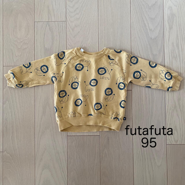 futafuta(フタフタ)のfutafuta 95 スウェット 長袖 ライオン バースデイ  キッズ/ベビー/マタニティのキッズ服男の子用(90cm~)(Tシャツ/カットソー)の商品写真