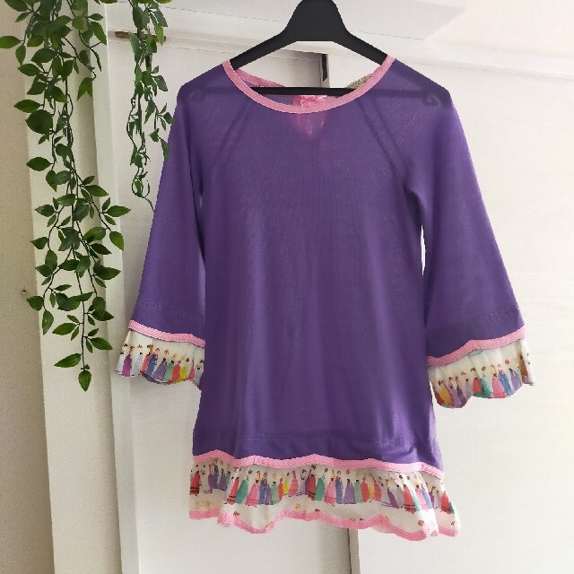 fafa(フェフェ)のfafaチュニックワンピース120cm キッズ/ベビー/マタニティのキッズ服女の子用(90cm~)(ワンピース)の商品写真