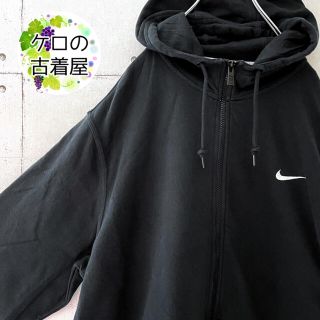 ナイキ(NIKE)の【定番人気】NIKE ナイキ 刺繍　XXL  スウェット　パーカー　フルジップ(パーカー)