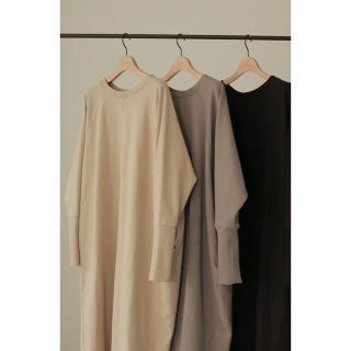 トゥデイフル(TODAYFUL)のsweat volume onepiece(ロングワンピース/マキシワンピース)