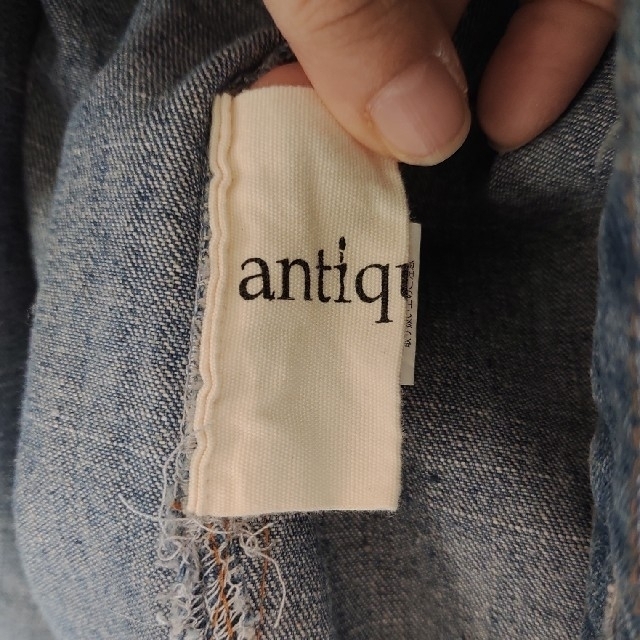antiqua(アンティカ)のantiqua デニムジャケット レディースのジャケット/アウター(Gジャン/デニムジャケット)の商品写真