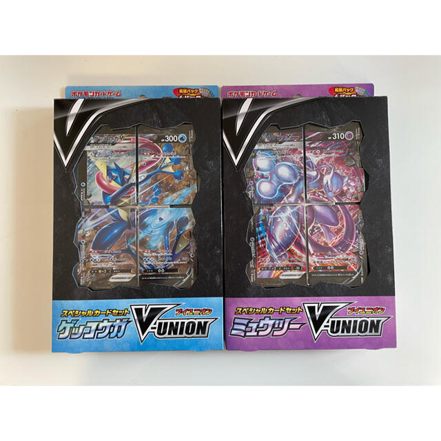 【おまけ付き】ポケモンカード vunion ミュウツー ゲッコウガ 2種セット