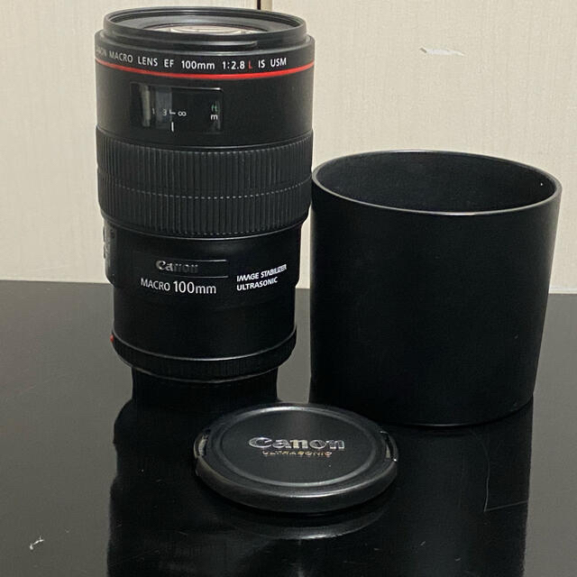 【１着でも送料無料】 - Canon キヤノン USM IS マクロ F2.8L EF100mm Canon レンズ(単焦点)