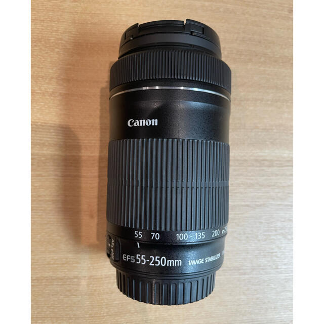 Canon(キヤノン)の値下げCanon望遠レンズ EF-S55-250mmF4-5.6 IS STM スマホ/家電/カメラのカメラ(レンズ(ズーム))の商品写真