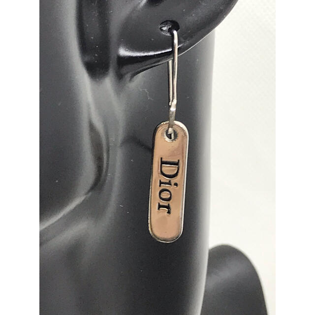 Dior クリスチャンディオール 両耳 シルバー プレート Dior ピアス2 美
