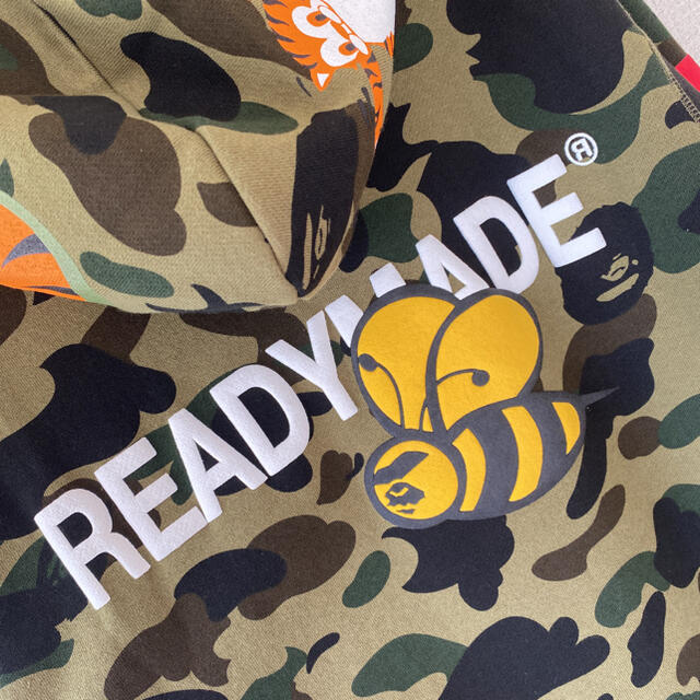 【タグ付】BAPE×READYMADE コラボパーカー