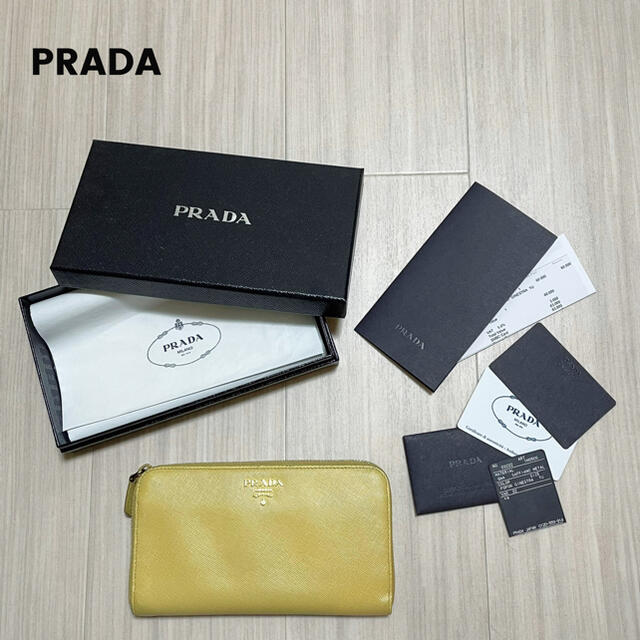 東京オリンピック 【PRADA/プラダ】サフィアーノレザー 長財布 - www