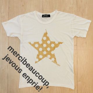 メルシーボークー(mercibeaucoup)の星柄Tシャツメルシーボーク / mercibeaucoup,(Tシャツ(半袖/袖なし))