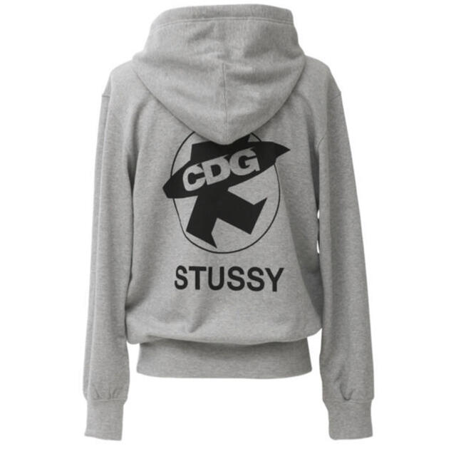 CDG x STUSSY HOODED SWEATSHIRT 1