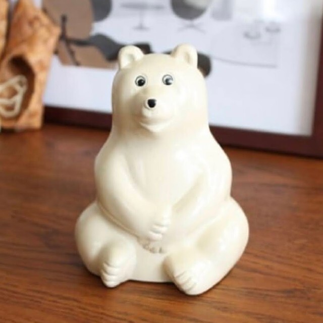 ラクマ限定　Polar Bear Money Box フィンランド製 しろくま貯