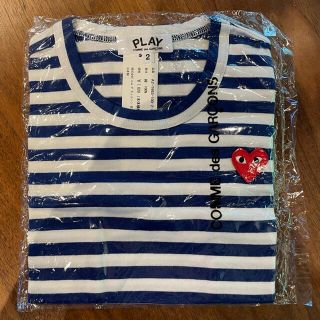 コムデギャルソン(COMME des GARCONS)のコムデギャルソン  プレイ　新品未使用　タグ付き　サイズ2(Tシャツ/カットソー)