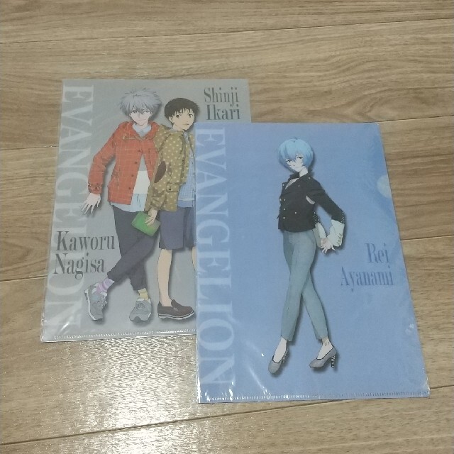 非売品【エヴァンゲリオン】クリアファイル5枚セット エンタメ/ホビーのおもちゃ/ぬいぐるみ(キャラクターグッズ)の商品写真