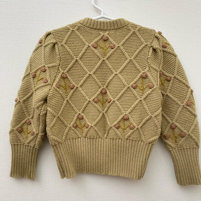 Bonpoint(ボンポワン)のsoorploom soor ploom cardigan knit キッズ/ベビー/マタニティのキッズ服女の子用(90cm~)(カーディガン)の商品写真