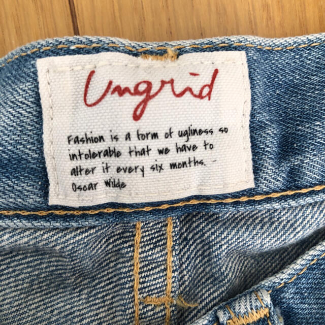 Ungrid(アングリッド)のungrid アングリッド デニム ショートパンツ S ヴィンテージ 古着 レディースのパンツ(ショートパンツ)の商品写真