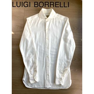 ルイジボレッリ(LUIGI BORRELLI)の【美品】LUIGI BORRELLI ルイジ ボレッリ 白シャツ(シャツ)