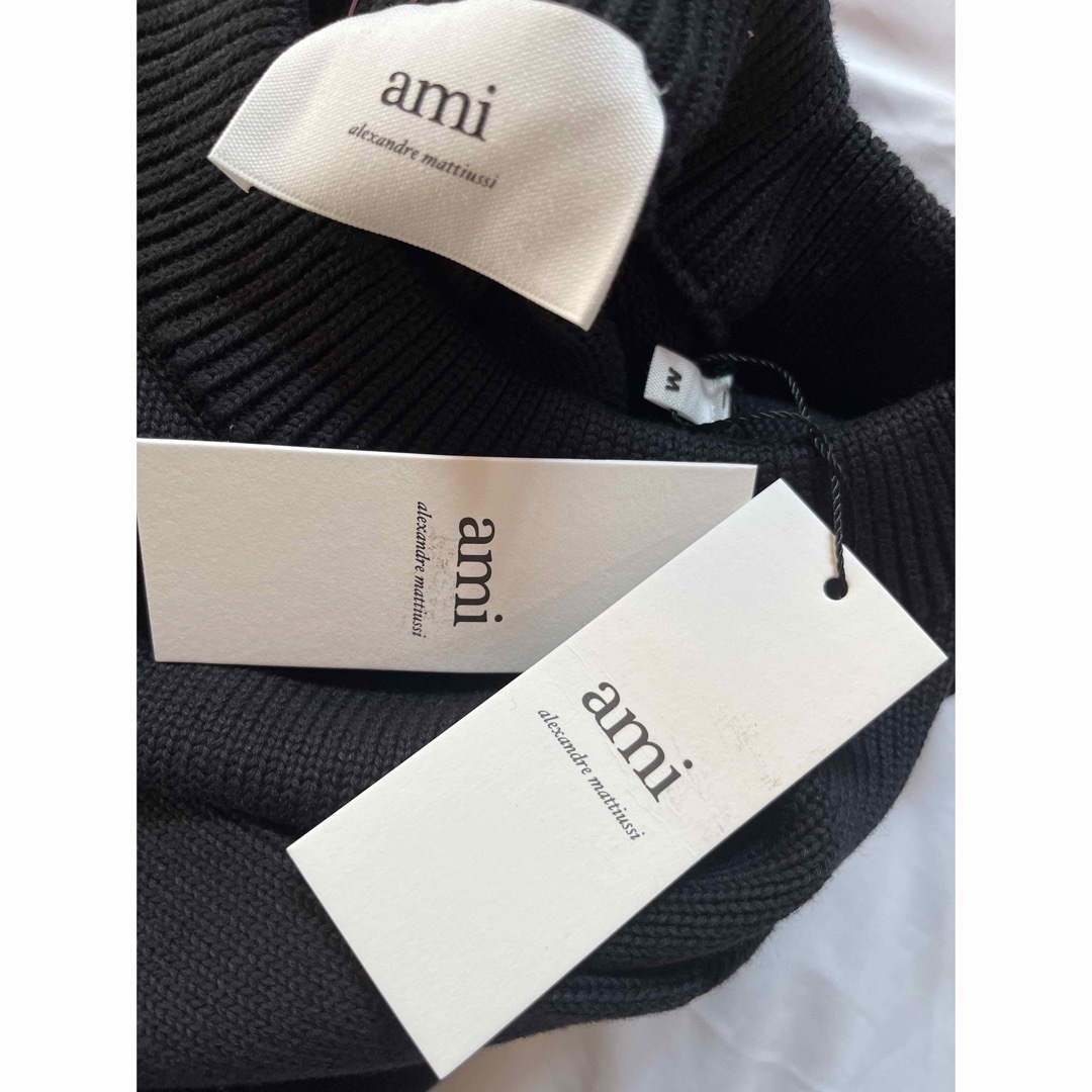 新品　Ami Paris シグネチャーロゴ クルーネックセーター　Mサイズ