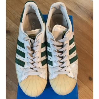 アディダス(adidas)の値下げ　26.5cm アディダス  スーパースター80s グリーン　used(スニーカー)