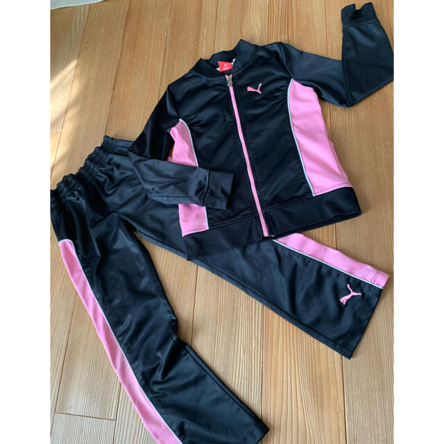 PUMA(プーマ)の110  ジャージ上下　　PUMA キッズ/ベビー/マタニティのキッズ服女の子用(90cm~)(パンツ/スパッツ)の商品写真