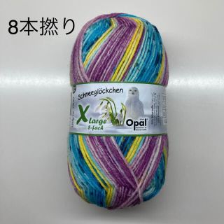 Opal オパール毛糸　スノードロップ8本撚り9882(生地/糸)