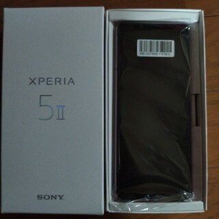 エクスペリア(Xperia)のSIMフリー au版 Xperia 5 II SOG02 ピンク 新品白ロム (スマートフォン本体)
