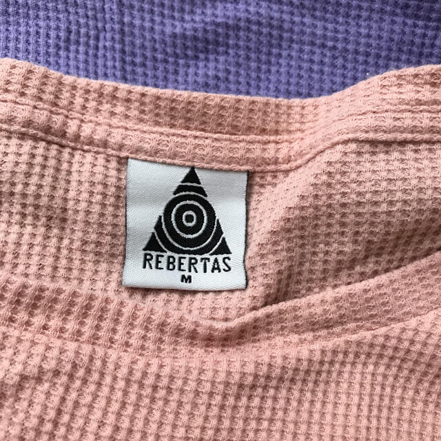 REBERTAS(リベルタス)のリベルタス綿Tシャツ長袖2枚セット紫。ピンク メンズのトップス(Tシャツ/カットソー(七分/長袖))の商品写真