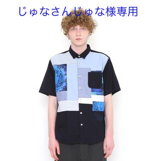 グラニフ(Design Tshirts Store graniph)のグラニフ　パッチワーク半袖シャツ　M(シャツ)