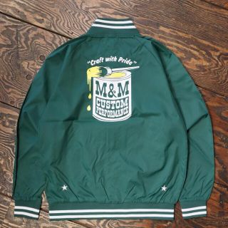 M&M ナイロンスタジアムジャケット IVY GREEN 新品 Lサイズ