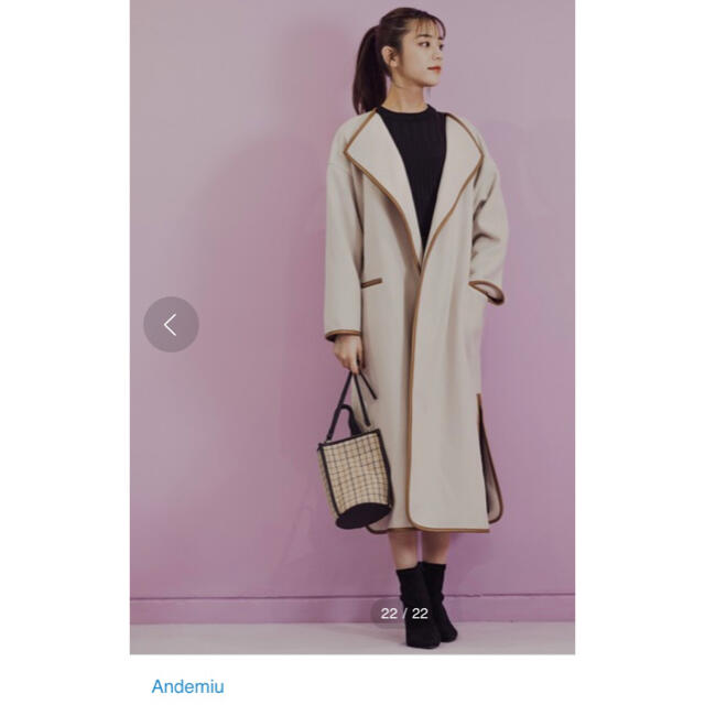 Andemiu(アンデミュウ)の【すず様専用】 レディースのジャケット/アウター(ガウンコート)の商品写真