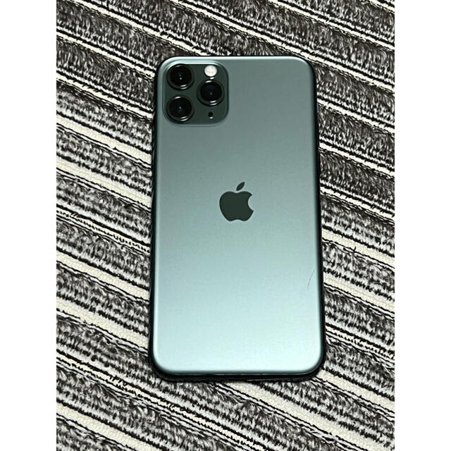 出産祝い iPhone - SIMフリー iPhone11pro 64GB ミッドナイトグリーン