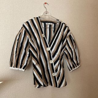 ザラ(ZARA)のzara 七分丈トップス(シャツ/ブラウス(長袖/七分))