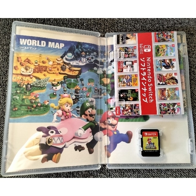 Nintendo Switch(ニンテンドースイッチ)のスーパーマリオデラックス　美品 エンタメ/ホビーのゲームソフト/ゲーム機本体(家庭用ゲームソフト)の商品写真