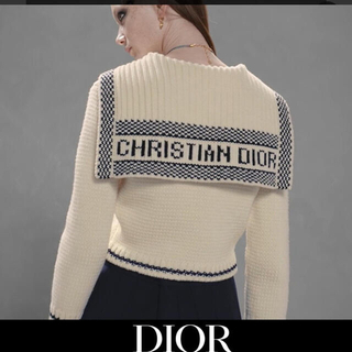 ディオール(Dior)の本日限定💓超レア✨DIOR❤️ディオール❤️セーラーカラーニットカーディガン(カーディガン)