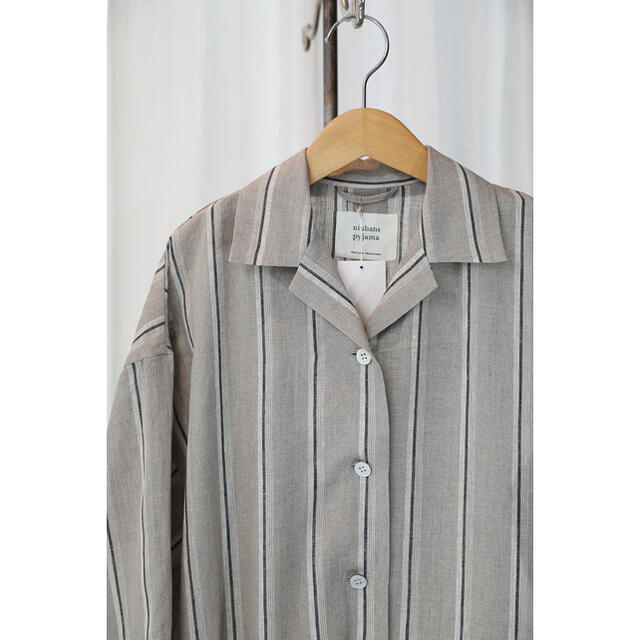 Striped Linen Comfort Pyjama One-piece
