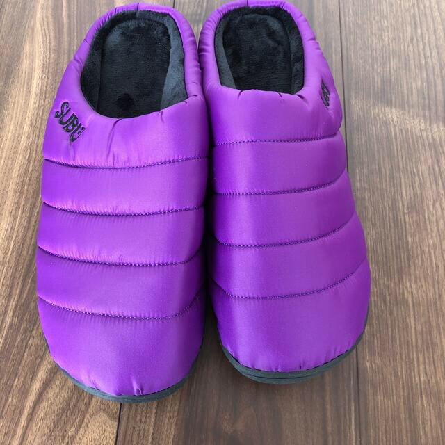 スブSUBU サンダル　冬用　紫 メンズの靴/シューズ(スリッポン/モカシン)の商品写真