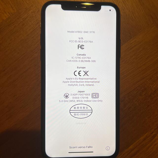 iPhone X 256GB 4