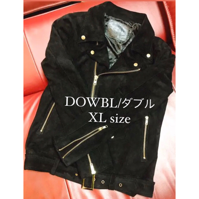 DOWBL(ダブル)の【A様専用】DOWBLスエード調ライダースジャケット【EXILE】 メンズのジャケット/アウター(ライダースジャケット)の商品写真