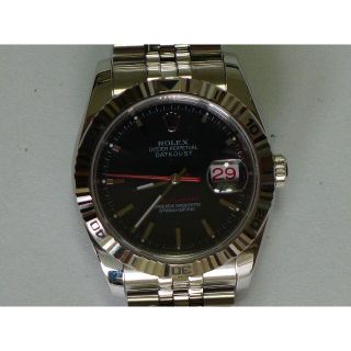 ロレックス(ROLEX)のロレックス・ターノグラフREF.116264 WG/SS黒ダイヤル、保証書等付属(腕時計(アナログ))