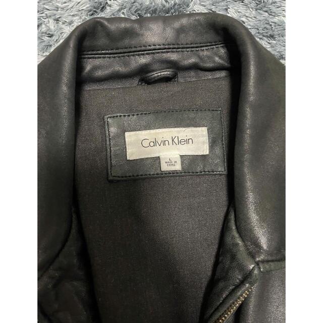 Calvin Klein   カルバンクライン レザージャケット leather jacketの