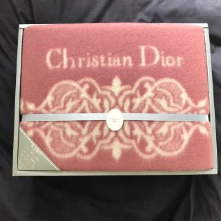 クリスチャンディオール(Christian Dior)の【新品】Christian Diorの毛布（ブランケット）(毛布)