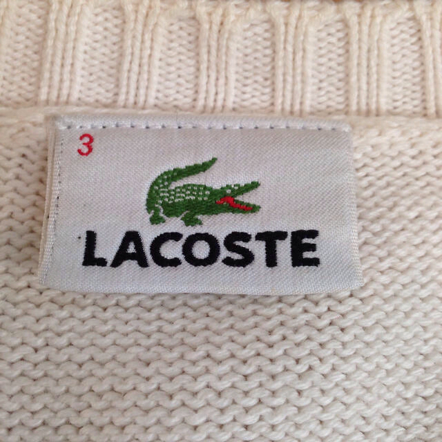 LACOSTE(ラコステ)のLACOSTE＊白カーディガン レディースのトップス(カーディガン)の商品写真