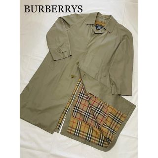 バーバリー(BURBERRY)のBurberrys Prorsum 玉虫ステンカラーコート ノバチェック メンズ(ステンカラーコート)