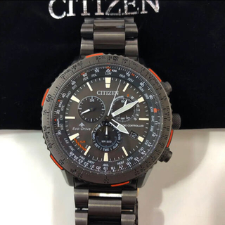 シチズン(CITIZEN)の新品同様 CITIZEN PROMASTER SKY 電波 ソーラー 腕時計(腕時計(アナログ))